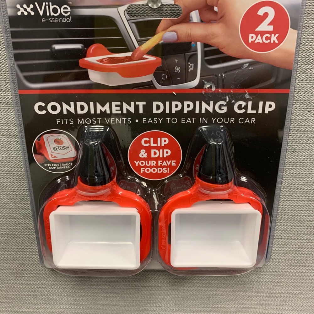 Condiment Dipping Clips